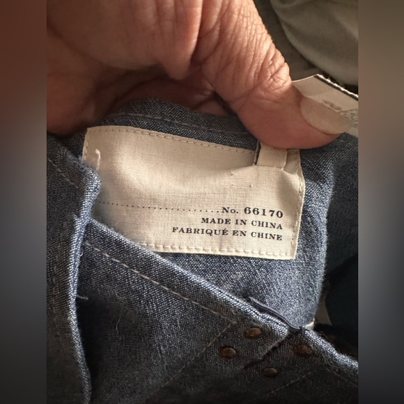 What’s good for the Goose-Anthropologie Y2K Denim A-Line, V-Neck Pleated Dress S - Picture 9 of 10